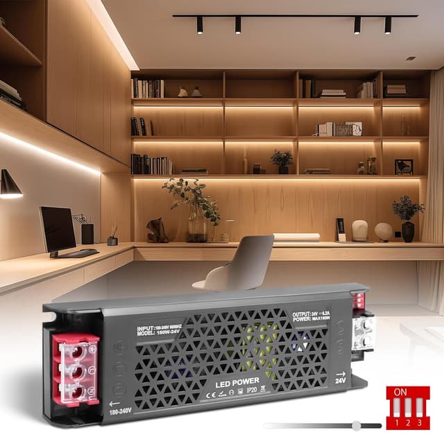 Detalle de SUCIKORIO 24V 150W dimmerabile alimentatore LED (AC 220V→DC 24V 6,2A)