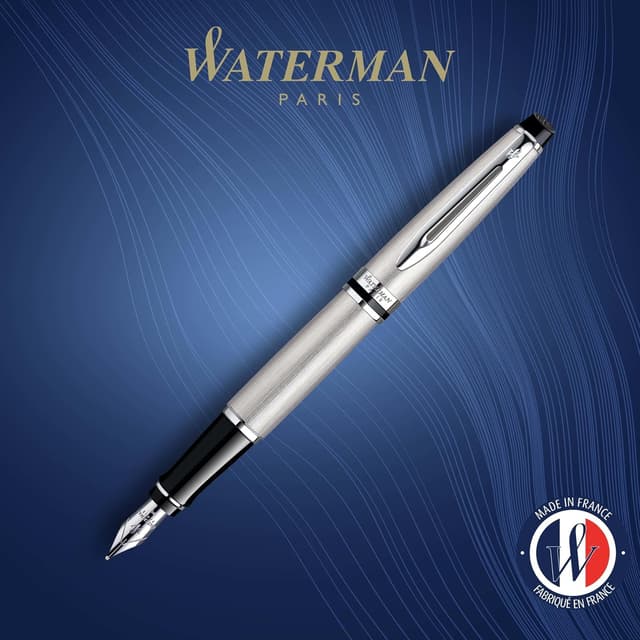 Thumbnail 1 de Waterman Expert pluma estilográfica acero inoxidable