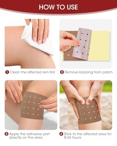 Thumbnail 6 de MQXUNMI parches de tigre 60 parches de calor