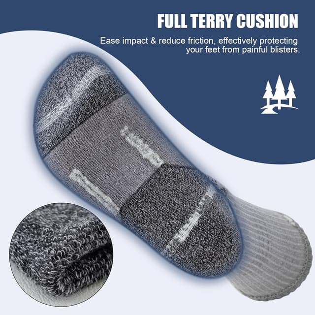 Detalle de Circorld wicking crew socks 5 pairs