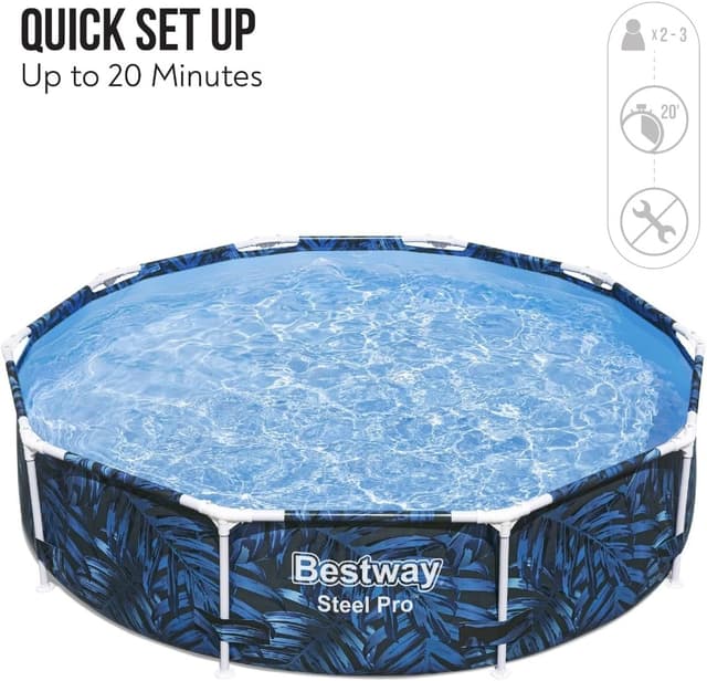 Detalle 1 de BESTWAY Steel Pro Piscina Desmontable 366x201 cm 🌊