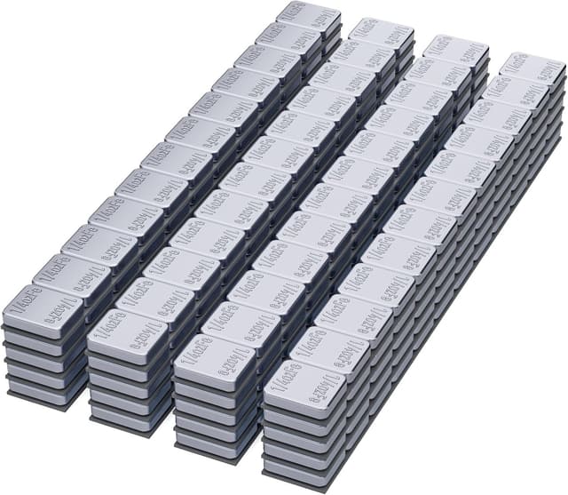 Detalle de MIKKUPPA Low Profile Stick-On Wheel Weights (1/4oz & 0.25oz, 240 pcs)