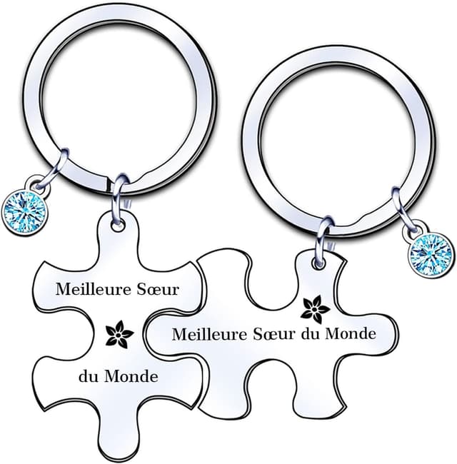 Thumbnail 6 de Porte-clés cadeau sœur ZYMGUO 3,0 cm