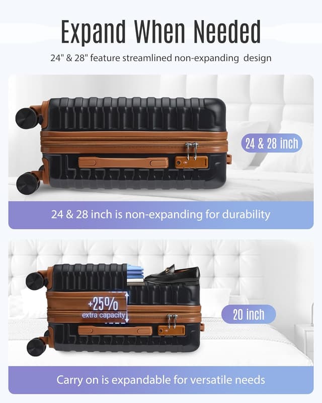 Thumbnail 5 de LIGHT FLIGHT 3-Piece Luggage Set 20/24/28 in.