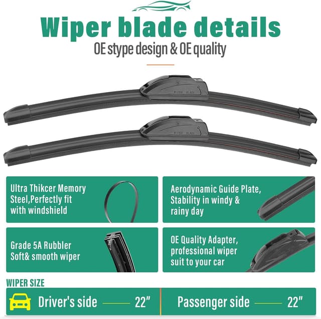 Detalle de OEM 22/22/16 in Wiper Blade Set for Tahoe/Suburban