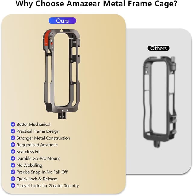 Thumbnail 5 de Amazear Insta360 X5 Metal Protective Case