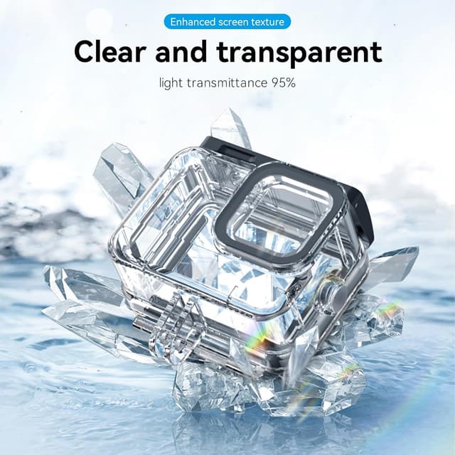 Detalle 2 de TELESIN GoPro Hero 9 Gehäuse 60 m