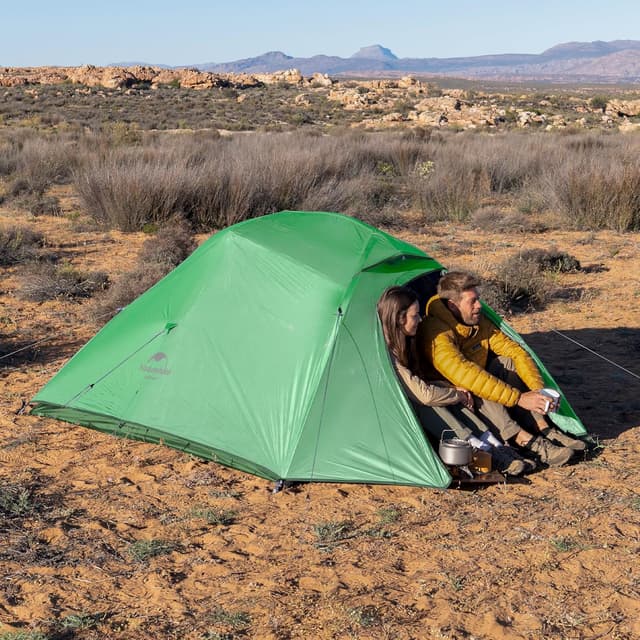 Detalle de Naturehike Cloud-Up 3 : tente de camping ultra-légère autoportante imperméable pour 3 personnes