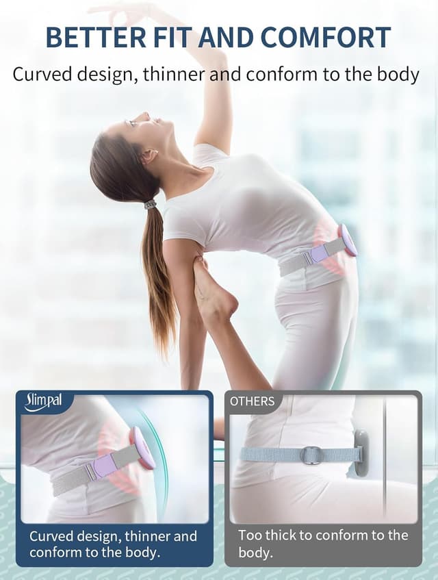 Detalle 2 de Slimpal Slimpal Heating Pad (Cordless Electric Heat Pad) – Purple