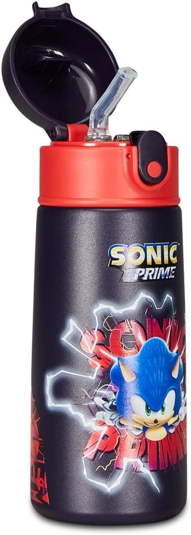 Thumbnail 1 de Sonic - Botella térmica infantil 460 ml con pajita 🧒