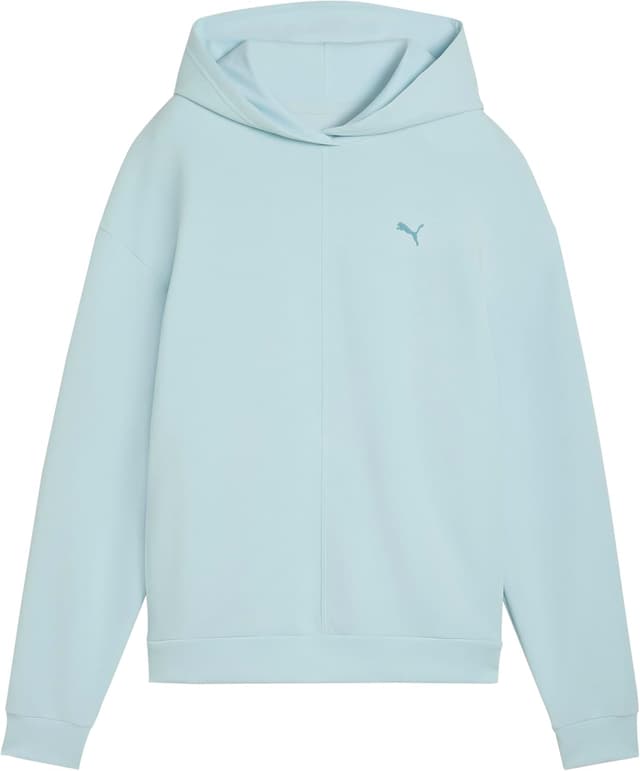 Detalle de PUMA W Cloudspun Hoodie con cappuccio da donna: felpa comoda e pratica