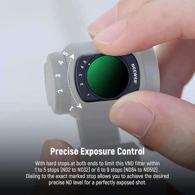 Detalle de NEEWER lot de 14 filtres magnétiques ND & CPL pour DJI Osmo Pocket 3