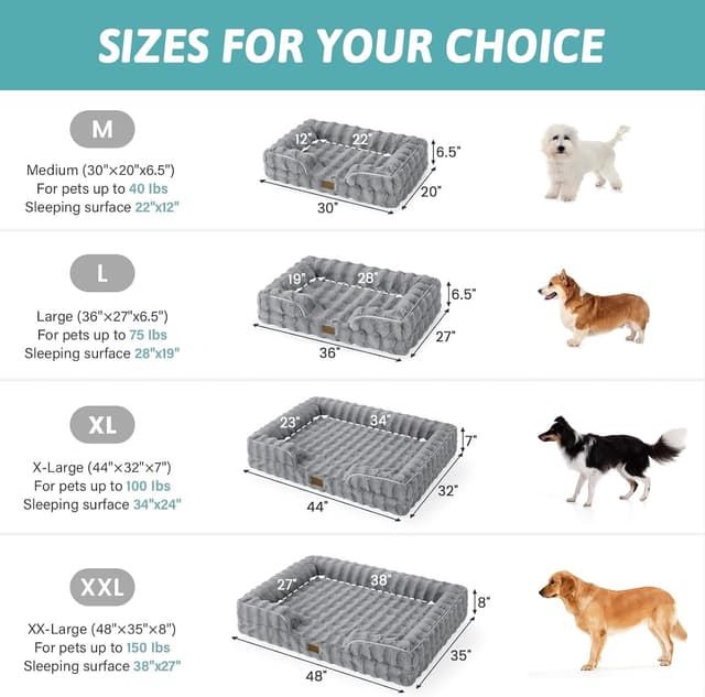 Thumbnail 2 de COZY KISS Orthopedic Dog Bed XL