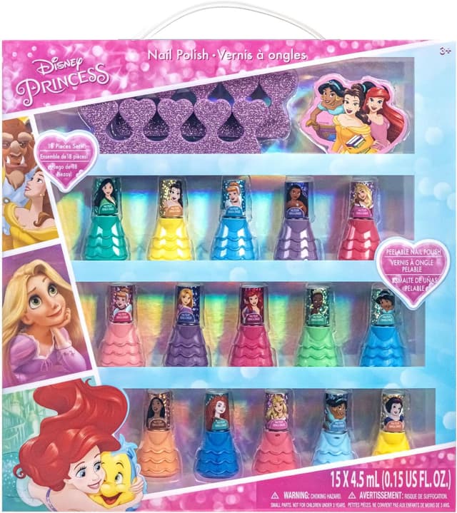 Detalle de Townley Girl Disney Princess 15 Piece nail set