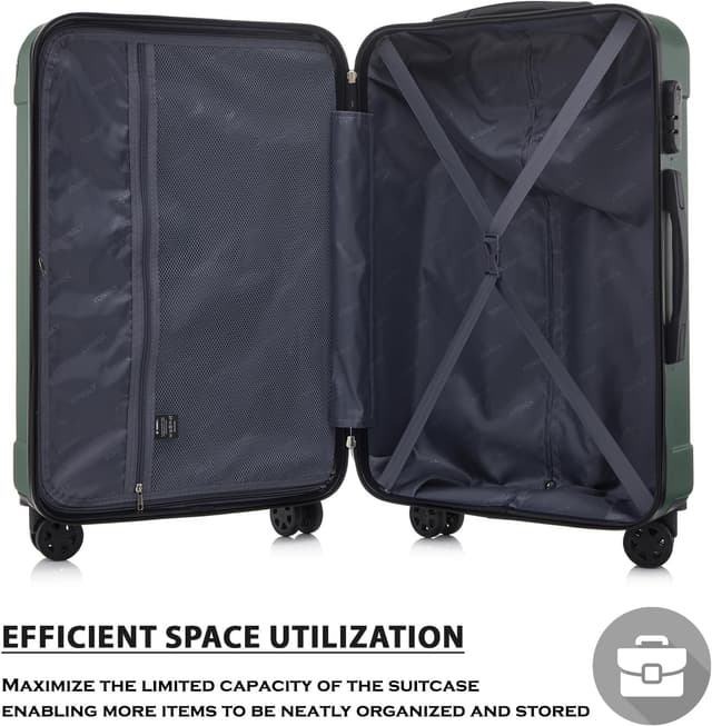 Thumbnail 5 de yonsly Trolley Koffer Dunkelgrün L