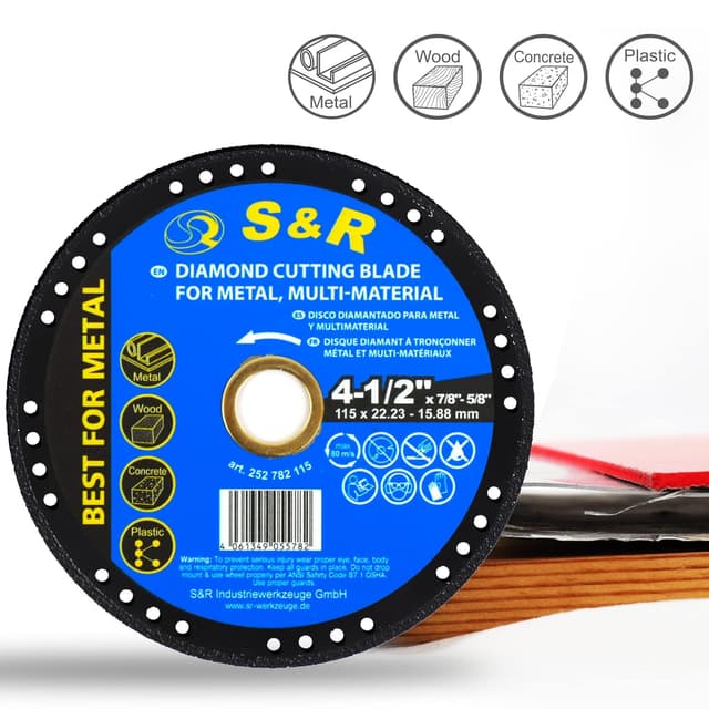 Detalle de S&R Disco diamantato per taglio 115 mm