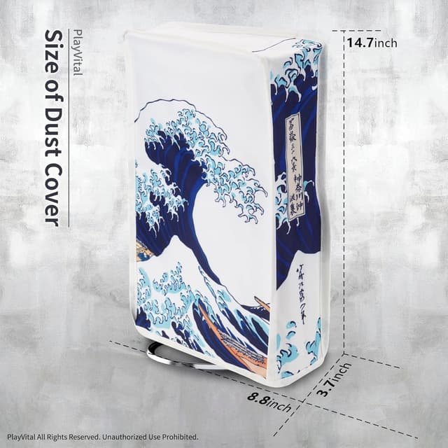 Detalle 2 de PlayVital PS5 Slim dust cover sleeve