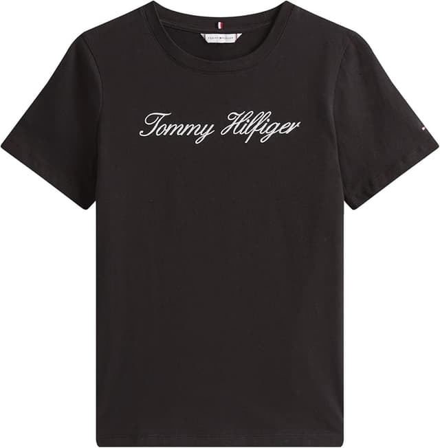 Thumbnail 4 de Tommy Hilfiger Camiseta Script negro S, algodón 100%
