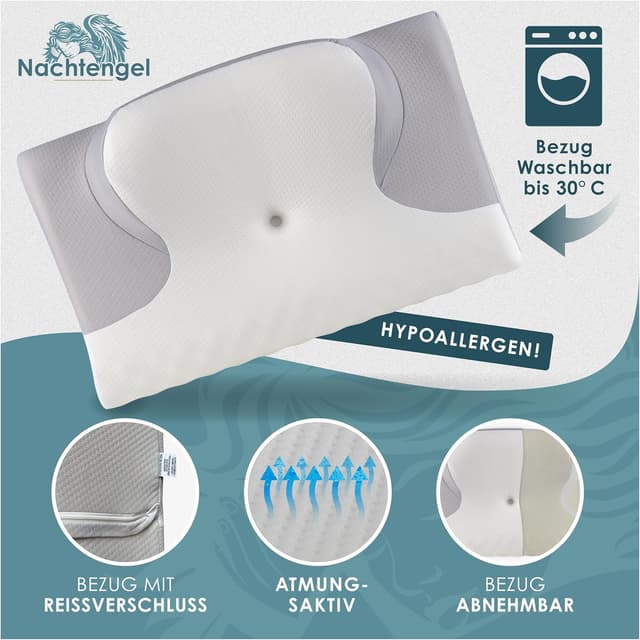 Thumbnail 5 de Nachtengel Orthopädisches Memory Foam Nackenstützkissen