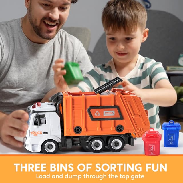 Thumbnail 4 de JOYIN Jumbo Take Apart Müllwagen 12,7 Zoll