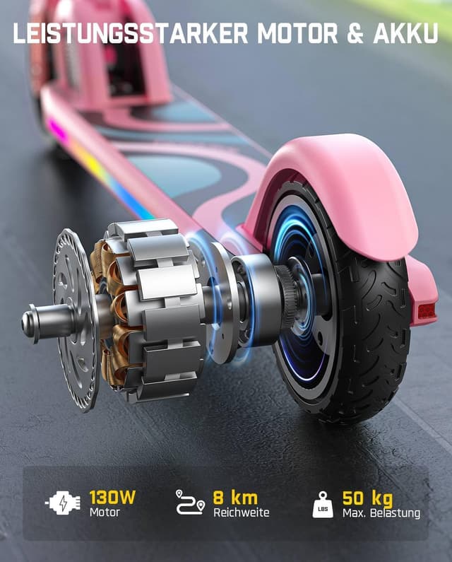 Thumbnail 6 de FanttikRide C9 Pro Kinder-Elektroroller 8 km Reichweite