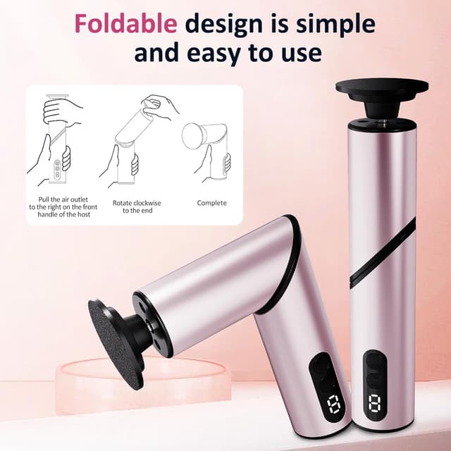 Detalle 2 de MIFXIN electric callus remover 9 speeds