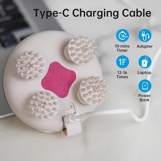 Thumbnail 7 de COMFIER Masajeador Cuero Cabelludo IPX7 🧖♀️ Alivio Total