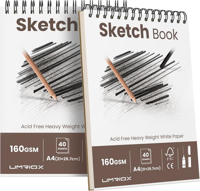 Imagen de Umriox A4 Sketchbook 2-Pack en OfertitasTOP