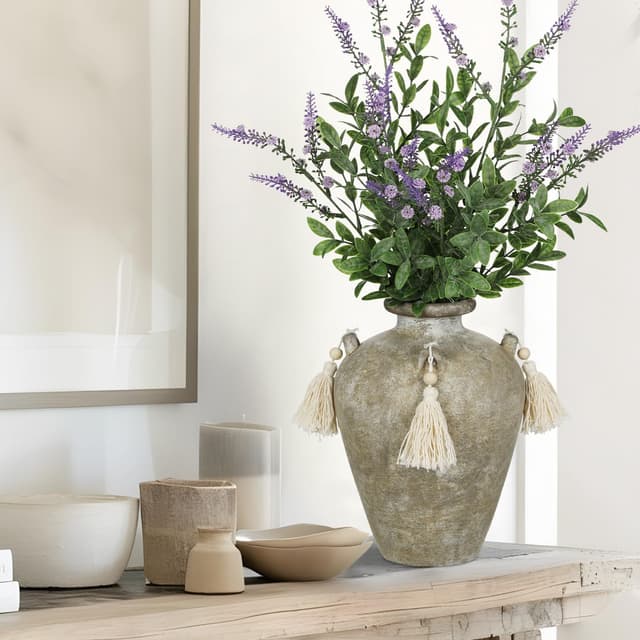 Thumbnail 2 de Arobrus Vintage Vase Keramik 24 cm