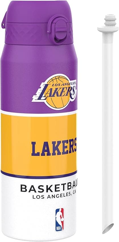 Detalle de ion8 NBA Los Angeles Lakers Botella térmica 750 ml 🥤