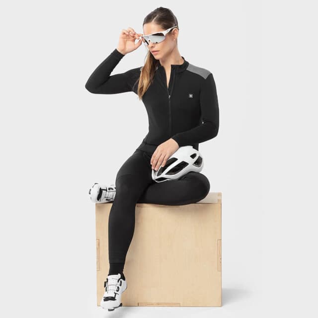 Detalle 2 de Siroko SRX M4 Maillot ciclismo térmico 80% poliamida