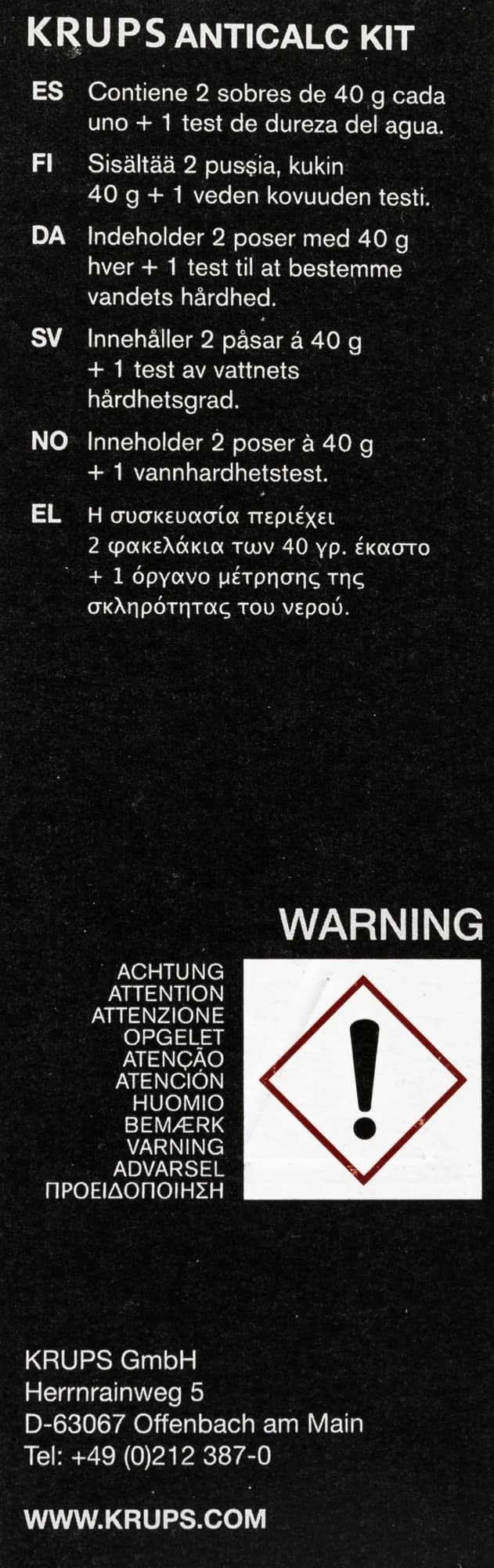 Thumbnail 7 de Krups Pflegepaket 1 Jahr