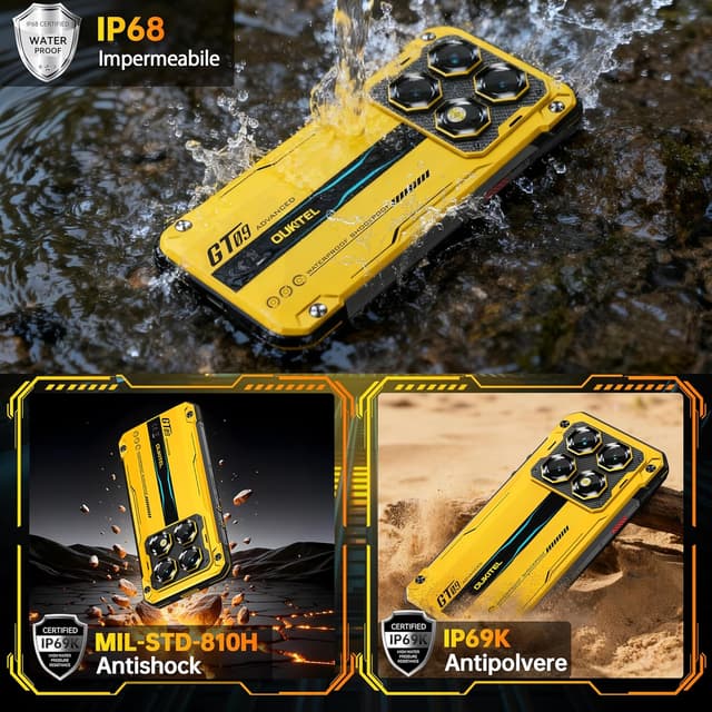 Thumbnail 6 de OUKITEL WP60 5G rugged smartphone indistruttibile