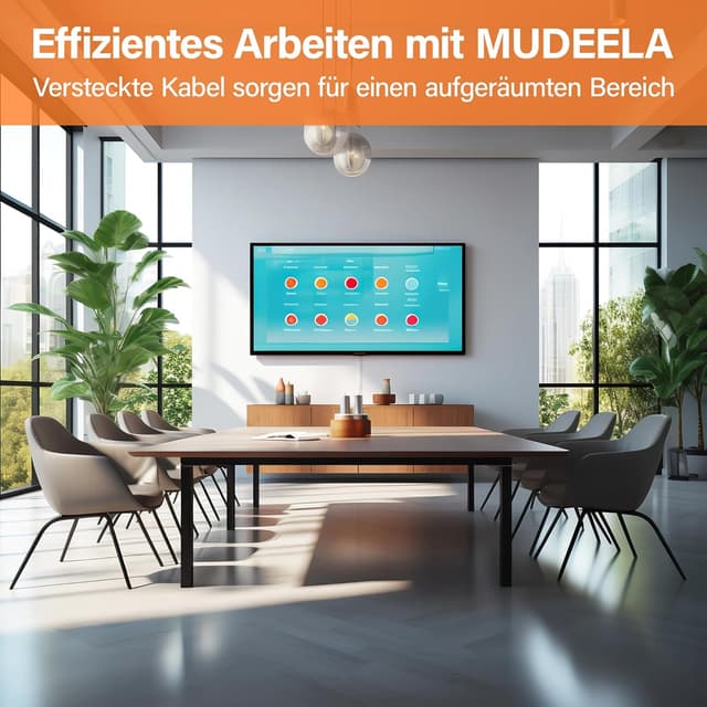 Detalle 2 de MUDEELA Kabelkanal 4 m selbstklebend PVC
