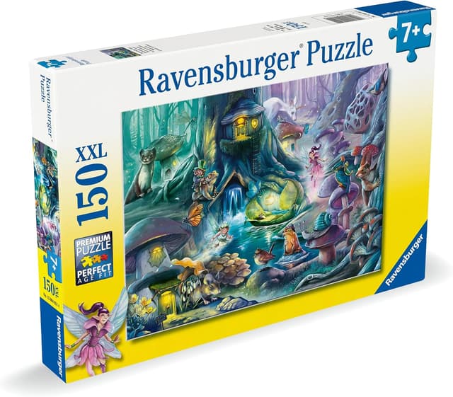 Detalle de Ravensburger Kinderpuzzle 12004051 „Zauberhafter Wald“ – XXL-Puzzle für Kinder ab 7 Jahren, 150 Teile