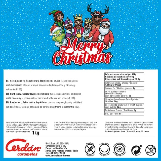 Thumbnail 1 de Caramelos Cerdán Corazón 1 kg