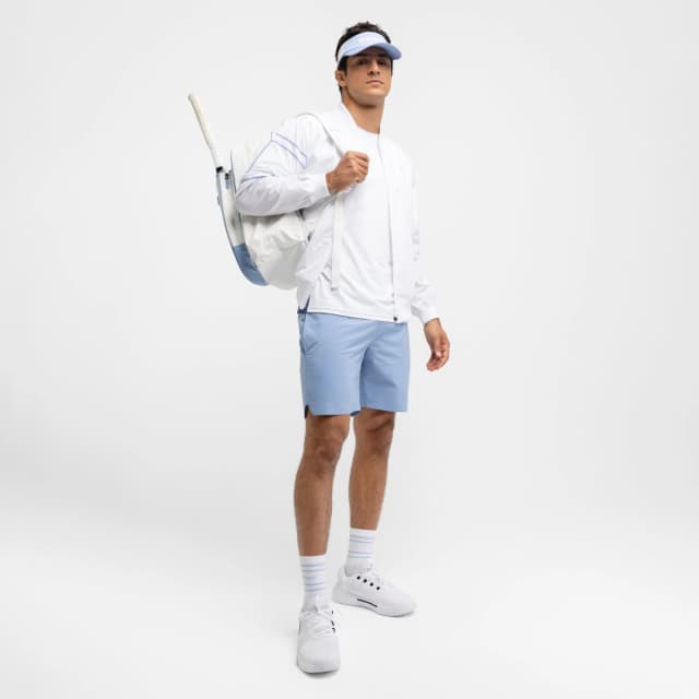 Detalle de Siroko Forehand White chaqueta tenis hombre