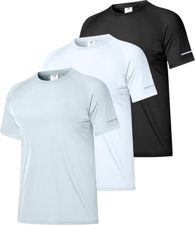 Detalle de Boyzn men’s UPF 50+ rash vest (1 or 3 pack) for swimming, surfing and outdoor days