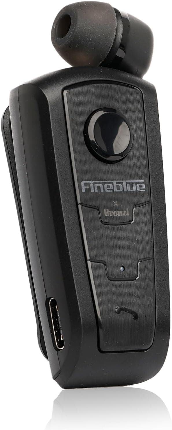 Detalle de Fineblue F910 auricolari Bluetooth in ear con clip