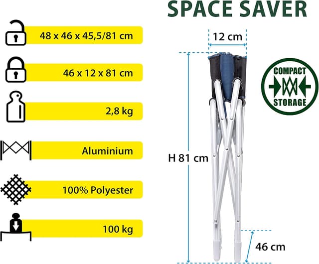 Thumbnail 10 de BRUNNER - Silla de Director Captain 0 Nero/BLU