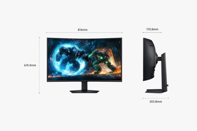 Thumbnail 2 de Samsung Odyssey G7 LS37FG756EUXXU 37in Curved 4K