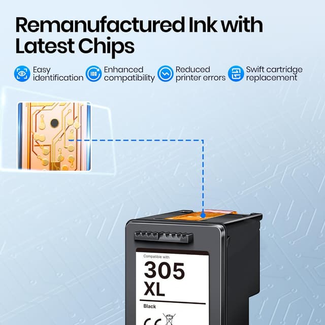 Thumbnail 4 de Gureef 305XL Ink Cartridges Combo for HP 305