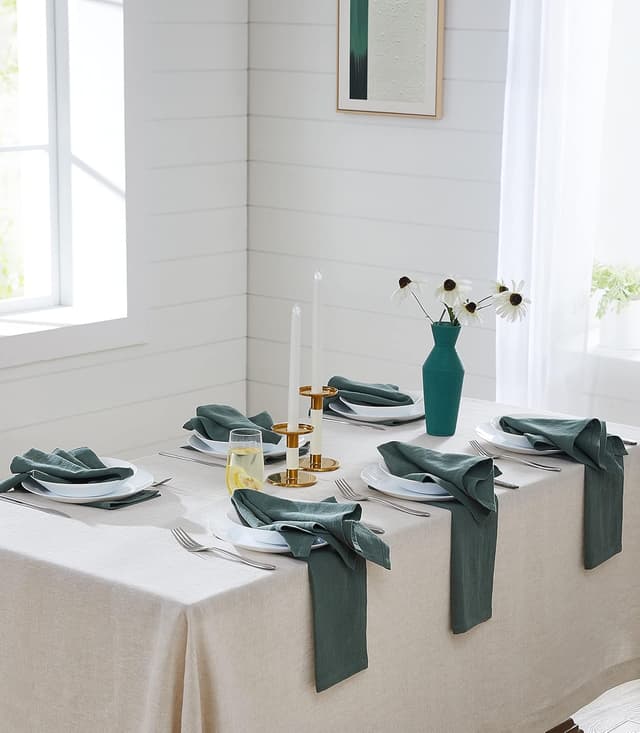 Detalle 2 de Berklan Leinen Servietten 40x40 cm