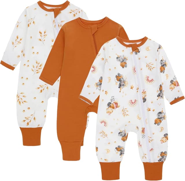 Detalle de amo nenes Baby Strampler 0,5 TOG 3er Pack