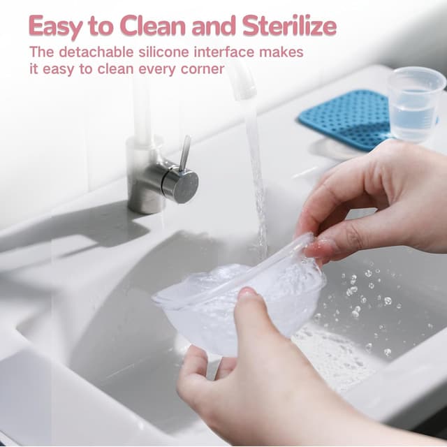 Thumbnail 6 de Qmibaby Breast Milk Collector (2 Pack) – 60ml BPA-free nursing cups with leak-proof shells