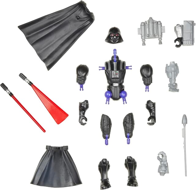 Detalle de Star Wars MixMashers Darth Vader Deluxe Action-Figur zum Zerlegen & Mix-and-Match