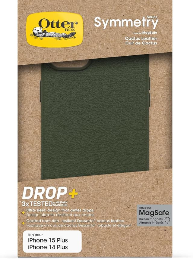 Thumbnail 4 de Otterbox Funda Symmetry Cactus Leather MagSafe para iPhone 15 Plus 🌵