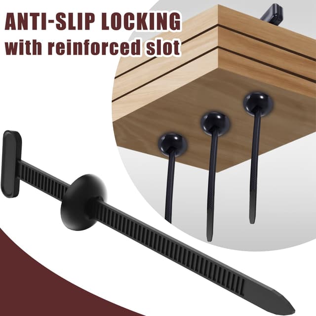 Thumbnail 4 de 200 Pack Nylon Cable Tie Buckles