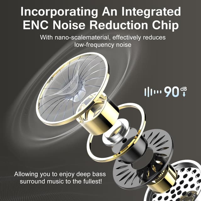 Detalle 2 de Q16 Wireless Earbuds 40H battery