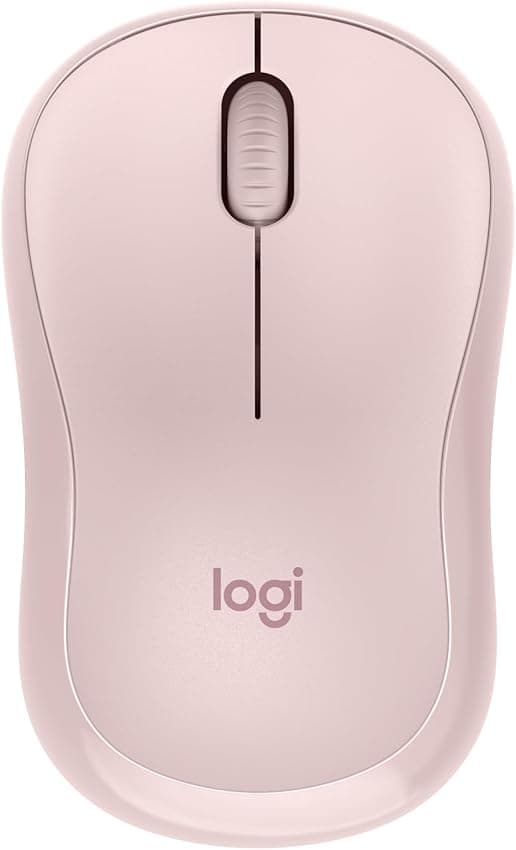 Detalle de Logitech M240 Silencioso Bluetooth, rosa — 18 meses de batería 🖱